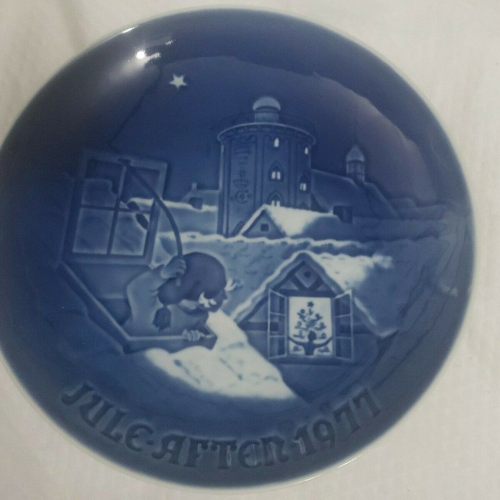 1977 Bing & Grondahl B&G Copenhagen Christmas plat